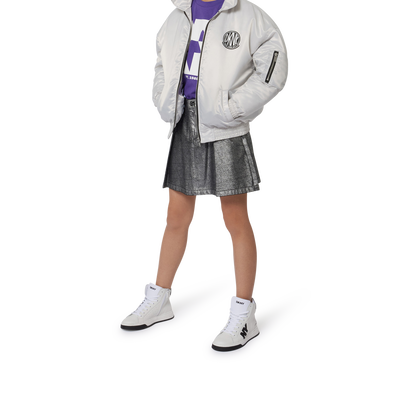 Saia de ganga em algod&atilde;o DKNY GIRL