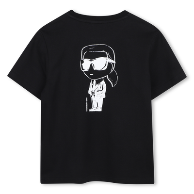 Camiseta de mangas curtas KARL LAGERFELD KIDS MENINO