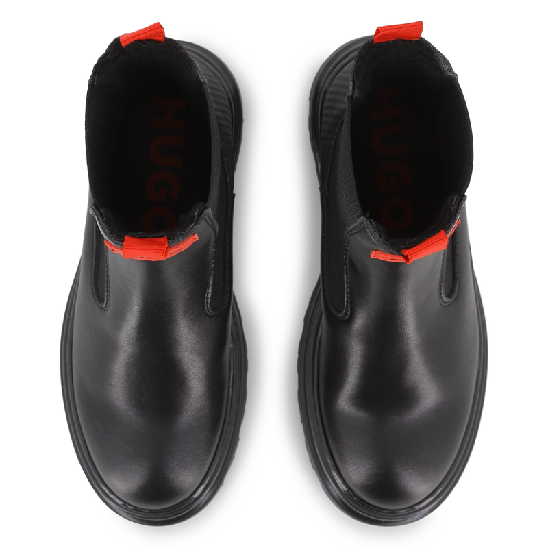 Botins de couro bovino HUGO 
                        GIRL