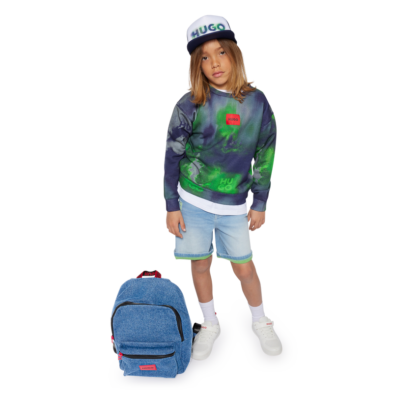 Mochila em ganga de algod&atilde;o HUGO 
                        BOY