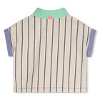 Camisa listrada de manga curta BILLIEBLUSH 
                    GIRL