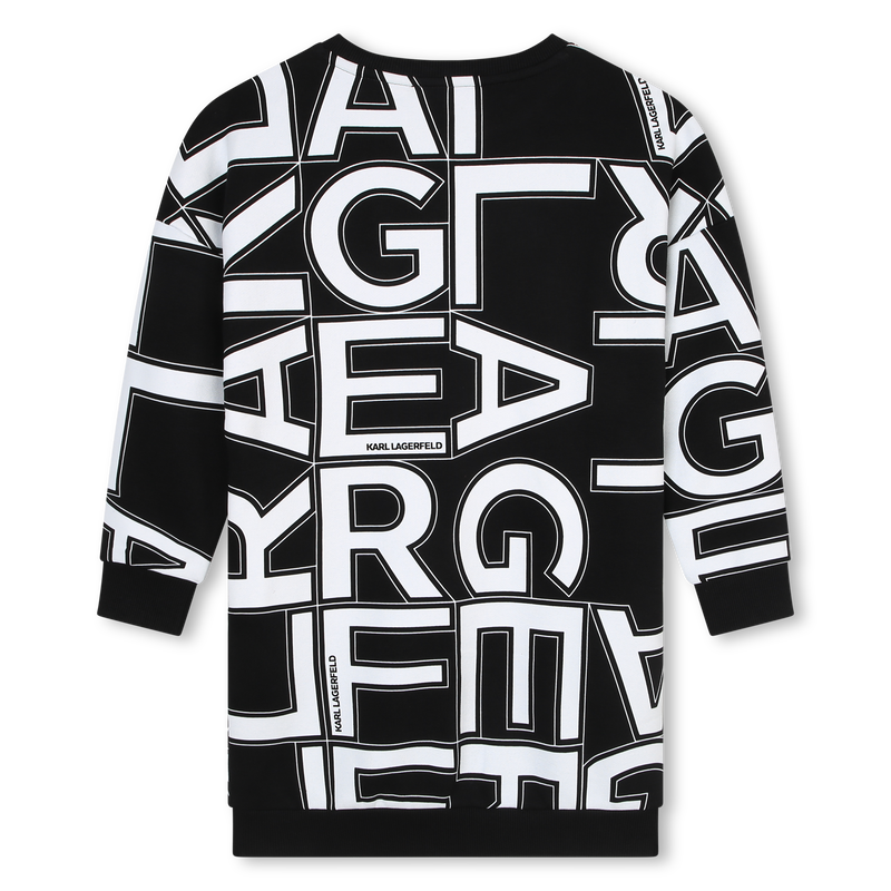 All-over print sweater dress KARL LAGERFELD KIDS 
                    GIRL