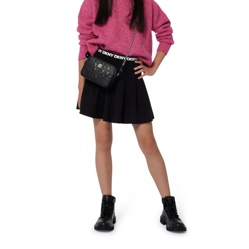 Botas de couro com fecho DKNY 
                        GIRL