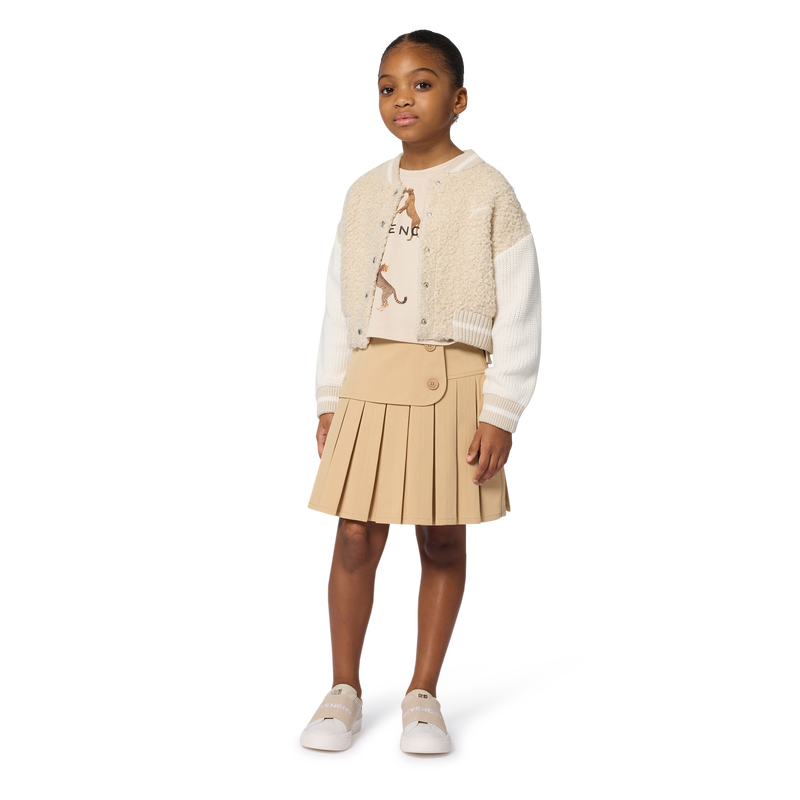 Saia plissada GIVENCHY 
                    GIRL