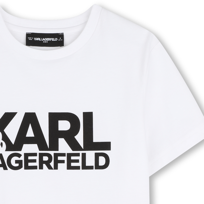 T-SHIRT DE MANGA CURTA KARL LAGERFELD KIDS 
                        BOY