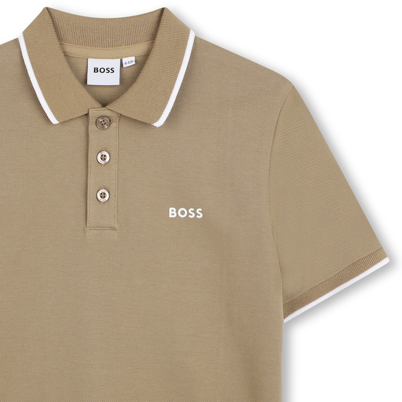 CAMISA POLO DE MANGA CURTA BOSS 
                        BOY