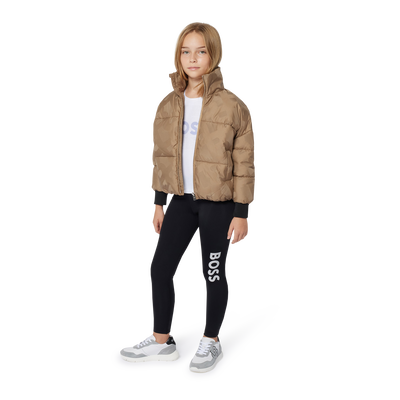 Blusão com fecho e gola alta BOSS GIRL