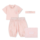 Conjunto de t-shirt, pijama e headband KENZO KIDS 
                    GIRL