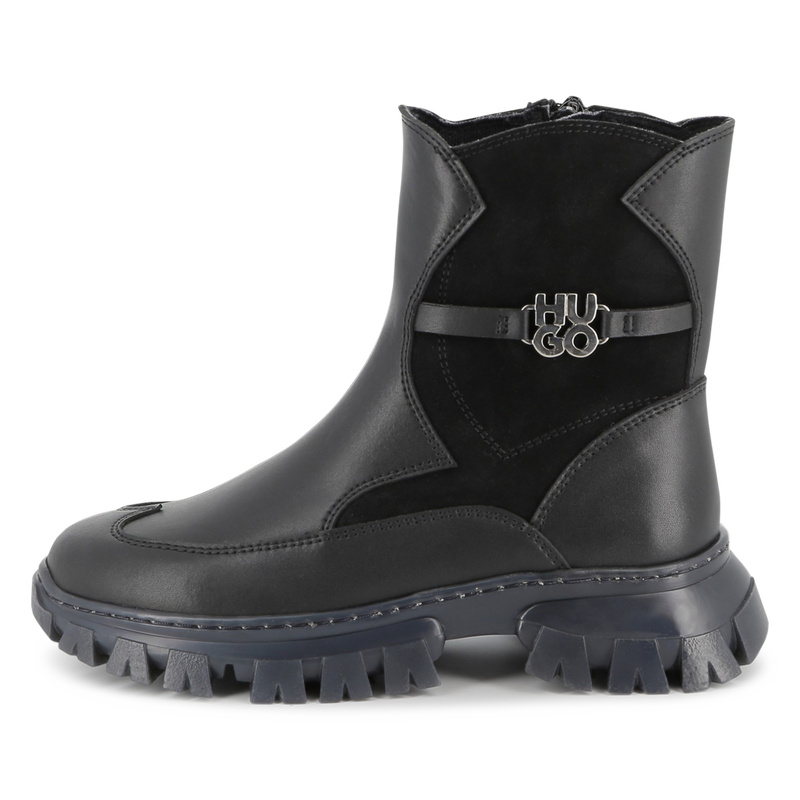 Botins com fecho de correr HUGO 
                    GIRL