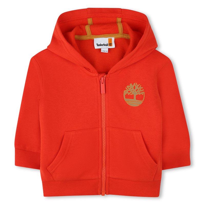 Sweatshirt com fecho com capuz TIMBERLAND 
                    BOY