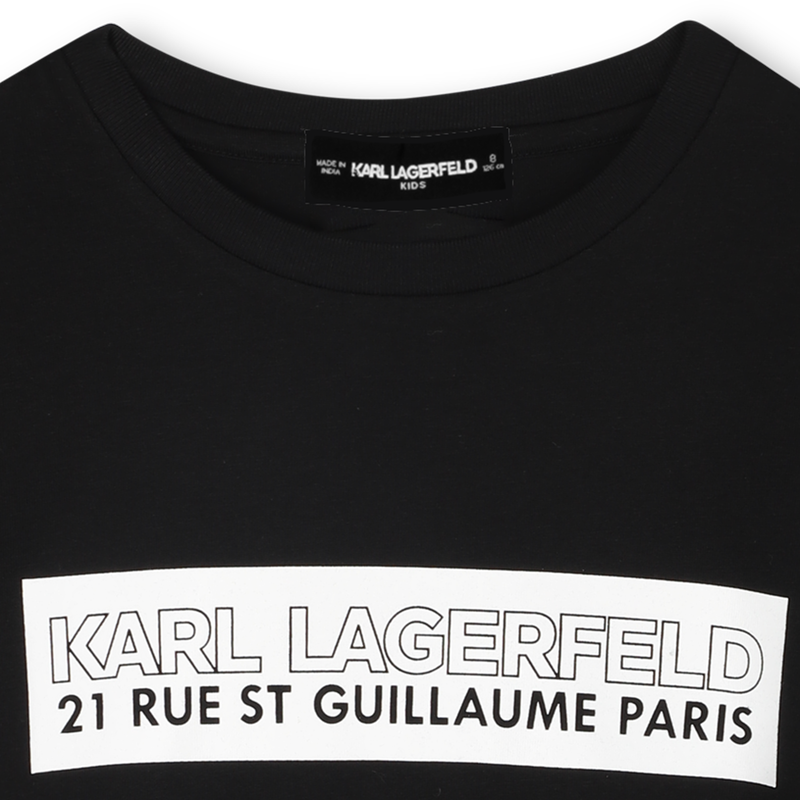 T-shirt de manga curta KARL LAGERFELD KIDS 
                    BOY