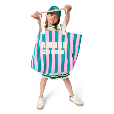 SACO DE ALGOD&Atilde;O KIDS AROUND GIRL