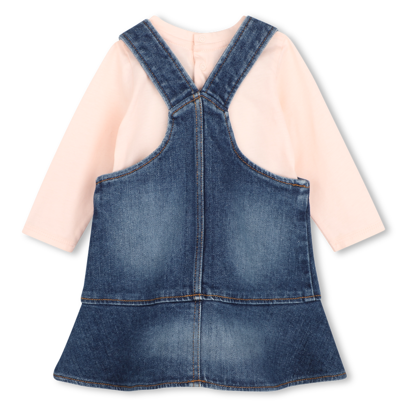 Conjunto vestido e camiseta CHLOE 
                        MENINA