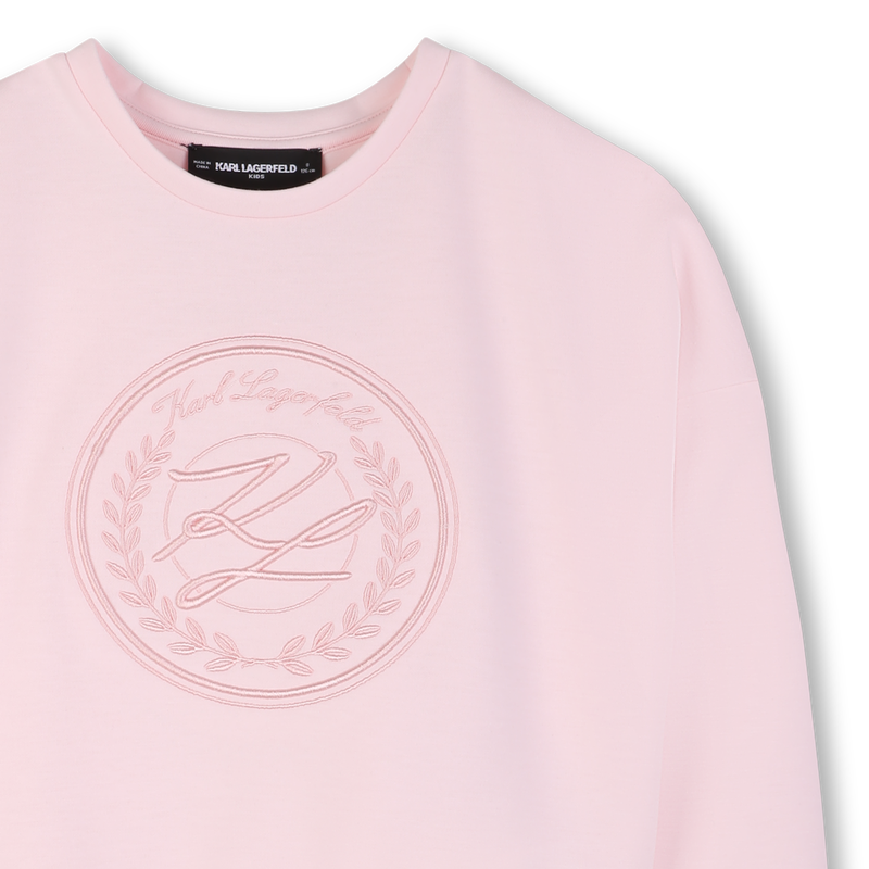 MAXI SWEATSHIRT ESTAMPADO KARL LAGERFELD KIDS 
                        GIRL