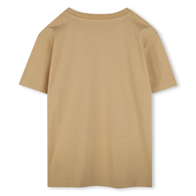 T-shirt manga curta em algod&atilde;o KENZO KIDS BOY