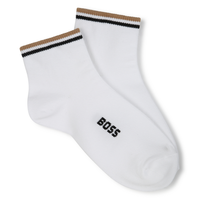 Lote de 2 pares de soquetes BOSS MENINO
