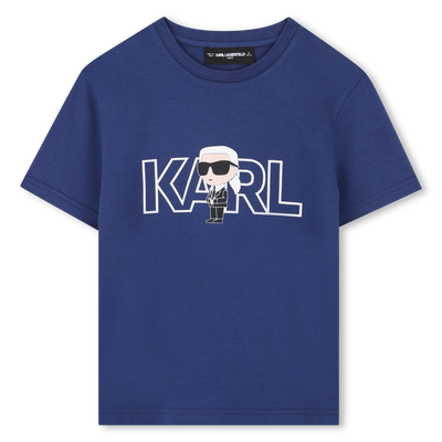T-shirt de manga curta KARL LAGERFELD KIDS BOY