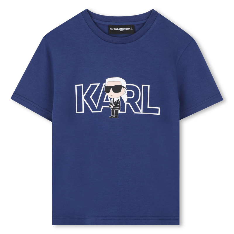 T-shirt de manga curta KARL LAGERFELD KIDS 
                        BOY