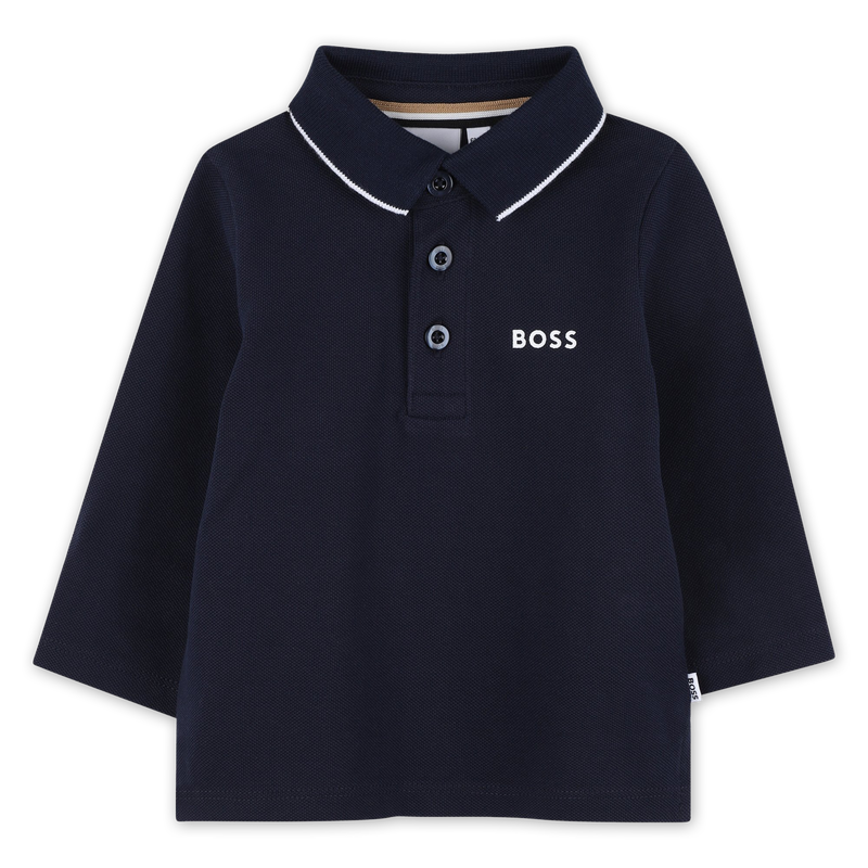 Camisa pólo de manga comprida BOSS 
                    BOY
