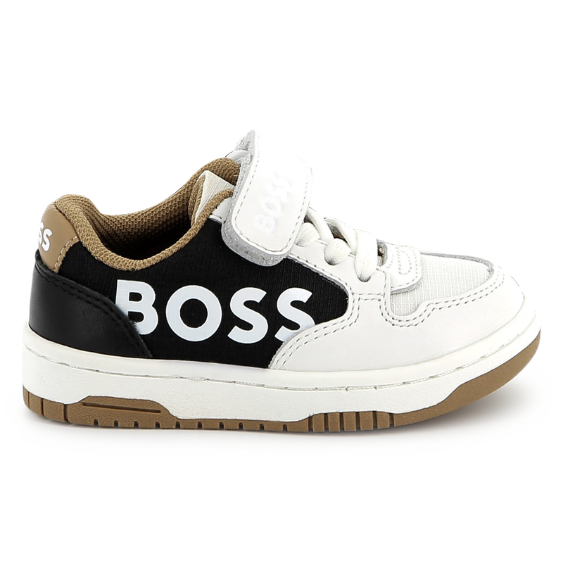Sapatilhas de pele com velcro BOSS 
                        BOY