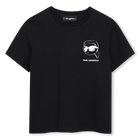Camiseta de mangas curtas, PRETO, hi-res