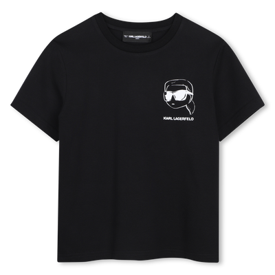 Camiseta de mangas curtas KARL LAGERFELD KIDS MENINO