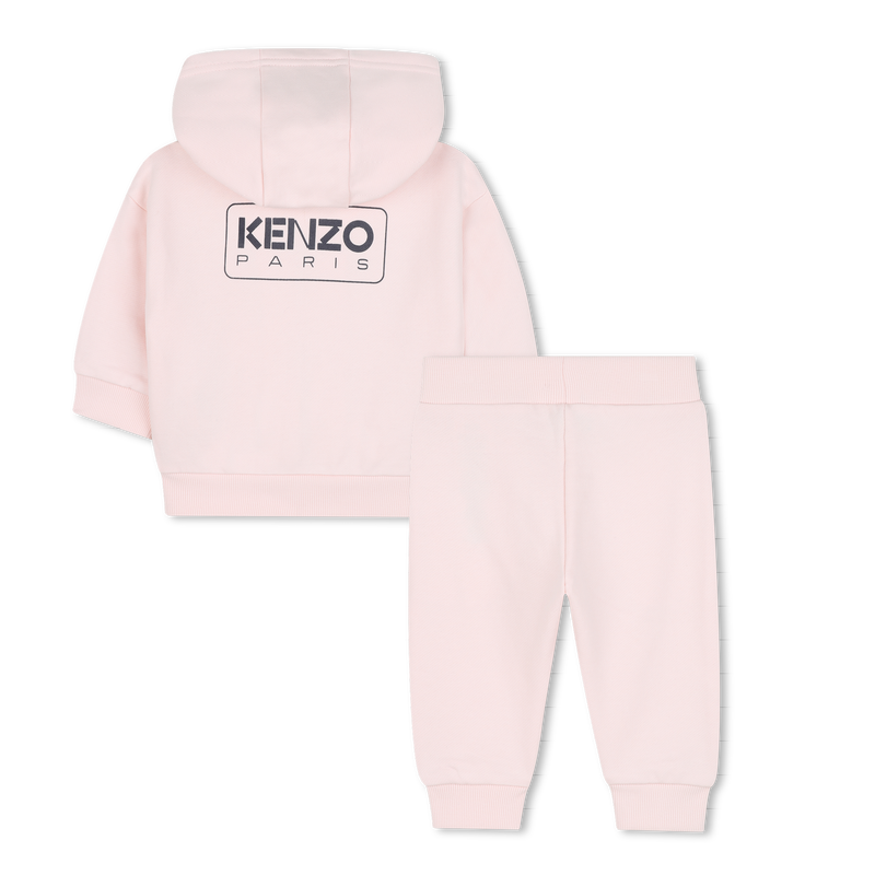 Conjunto de cardigã e calças KENZO KIDS 
                    GIRL