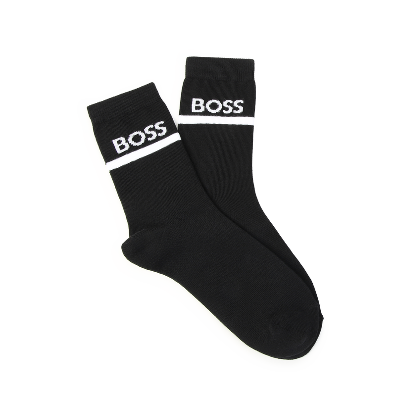 CONJUNTO DE 2 PARES DE MEIAS BOSS 
                        BOY
