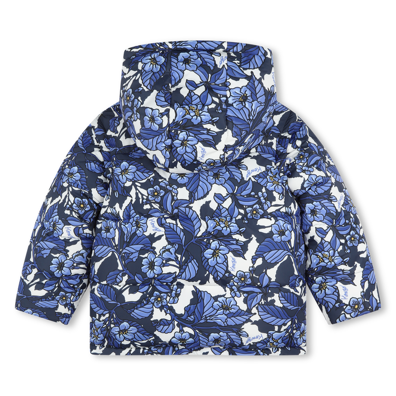 Blusão de penas reversível KENZO KIDS 
                    GIRL