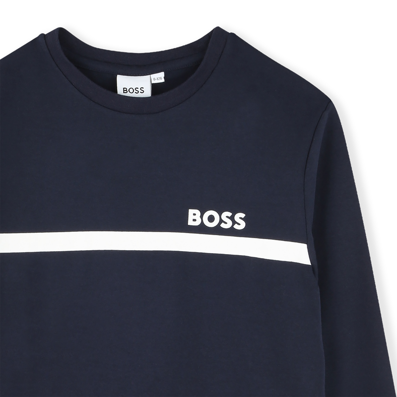 T-SHIRT DE MANGA COMPRIDA BOSS 
                        BOY