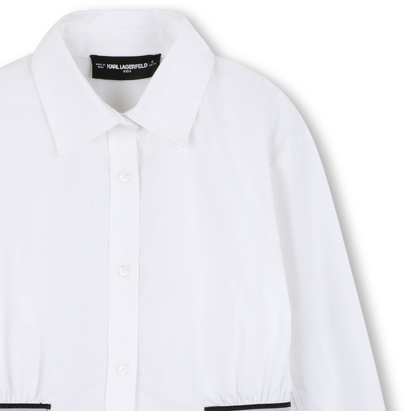 Camisa de manga comprida KARL LAGERFELD KIDS 
                    GIRL