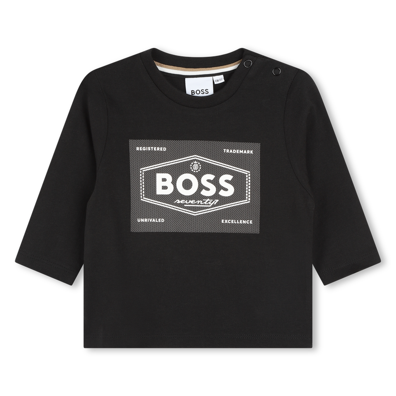 T-shirt estampada de algodão BOSS 
                    BOY