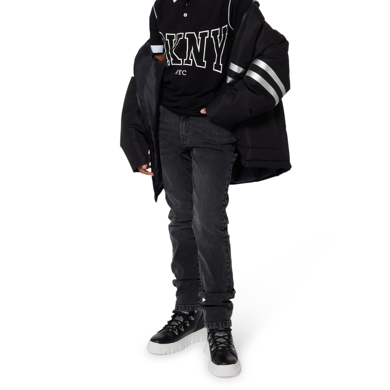 Polo bicolor com bot&otilde;es DKNY 
                        BOY