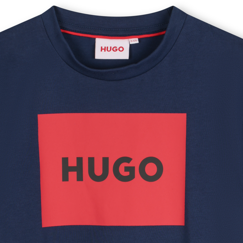 T-shirt de manga curta HUGO 
                    BOY