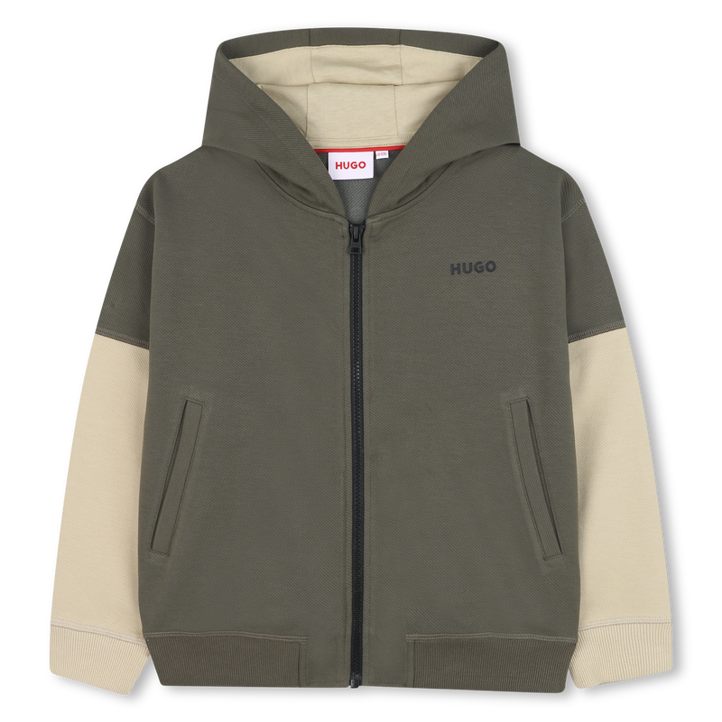 Cardigan com capuz HUGO 
                        BOY