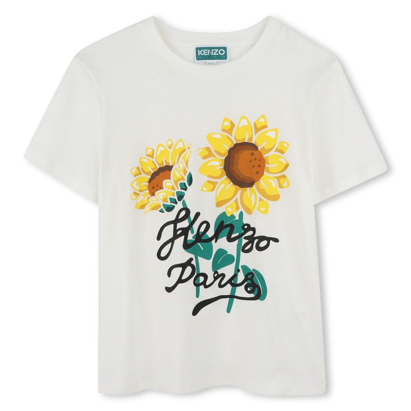 T-shirt estampado de girass&oacute;is KENZO KIDS 
                        UNISEX