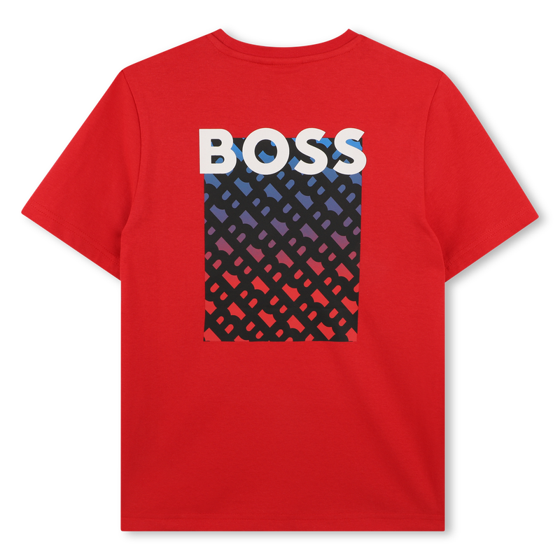 T-SHIRT MANGAS CURTAS BOSS 
                        MENINO