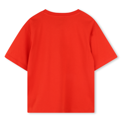 T-shirt com log&oacute;tipo estampado KENZO KIDS GIRL