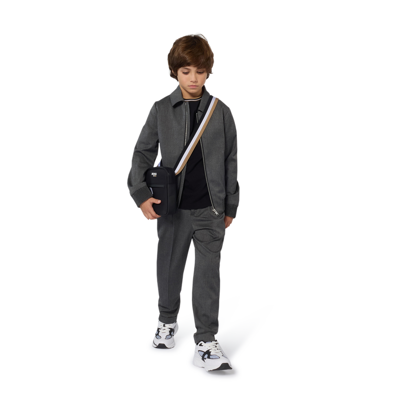 Bolsa carteiro t&ecirc;xtil revestida BOSS 
                        BOY