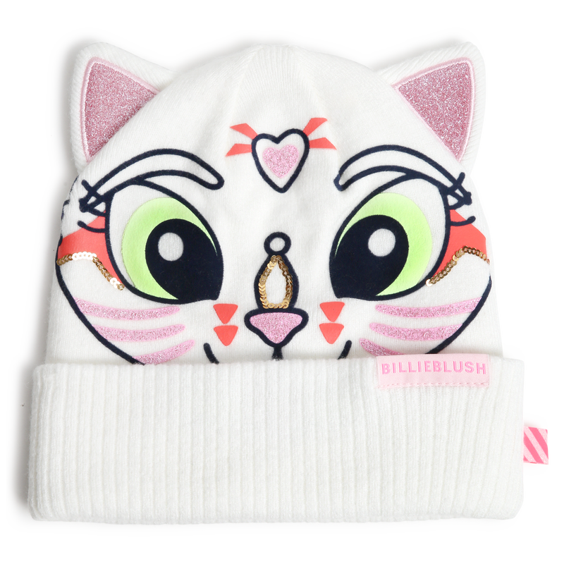 Gorro de gato com orelhas de glitter BILLIEBLUSH 
                        GIRL