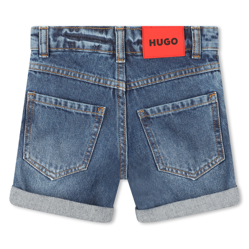 Bermudas de ganga com 5 bolsos HUGO 
                    BOY