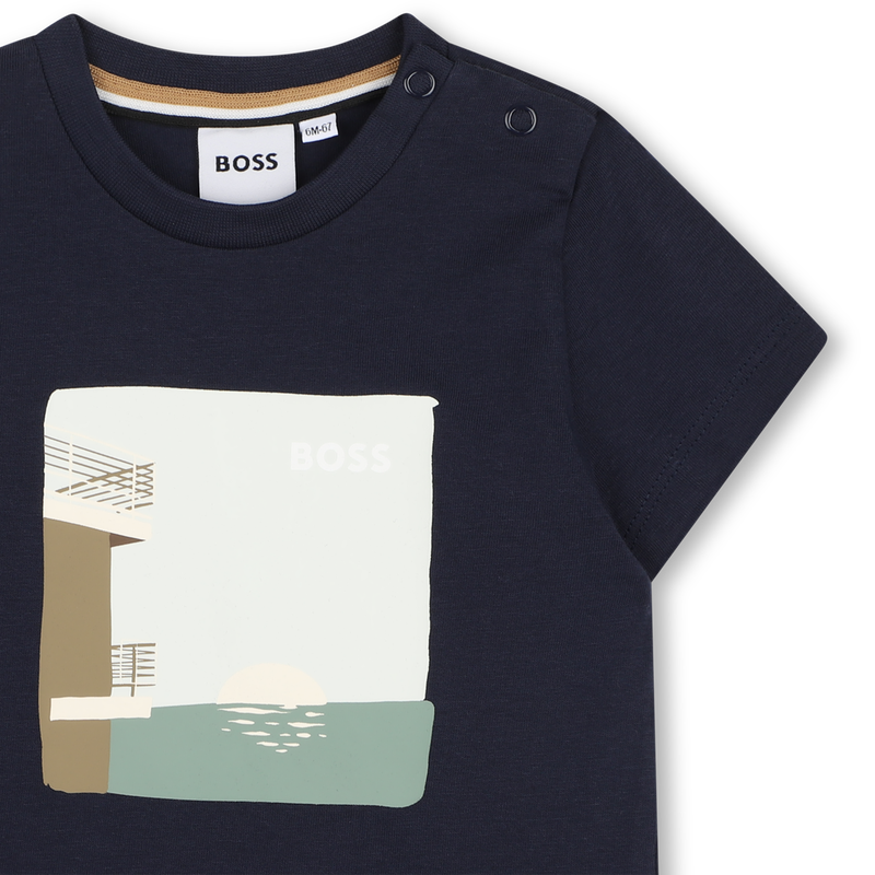 T-SHIRT DE MANGA CURTA BOSS 
                        BOY