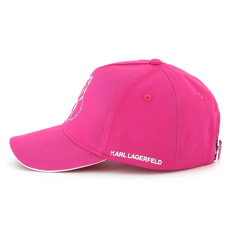 Bon&eacute; ajust&aacute;vel de algod&atilde;o KARL LAGERFELD KIDS 
                        GIRL