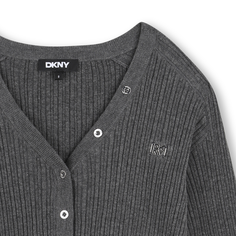 Cardigan de tric&ocirc; DKNY 
                        GIRL