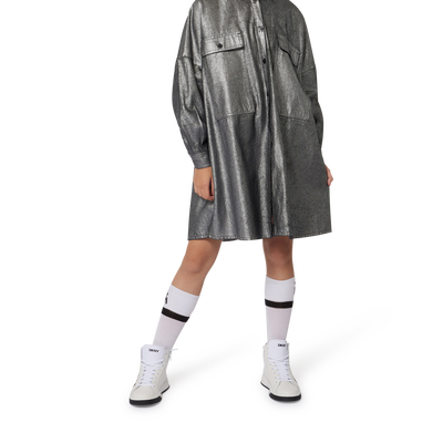 Gorro de malha com dobra DKNY GIRL