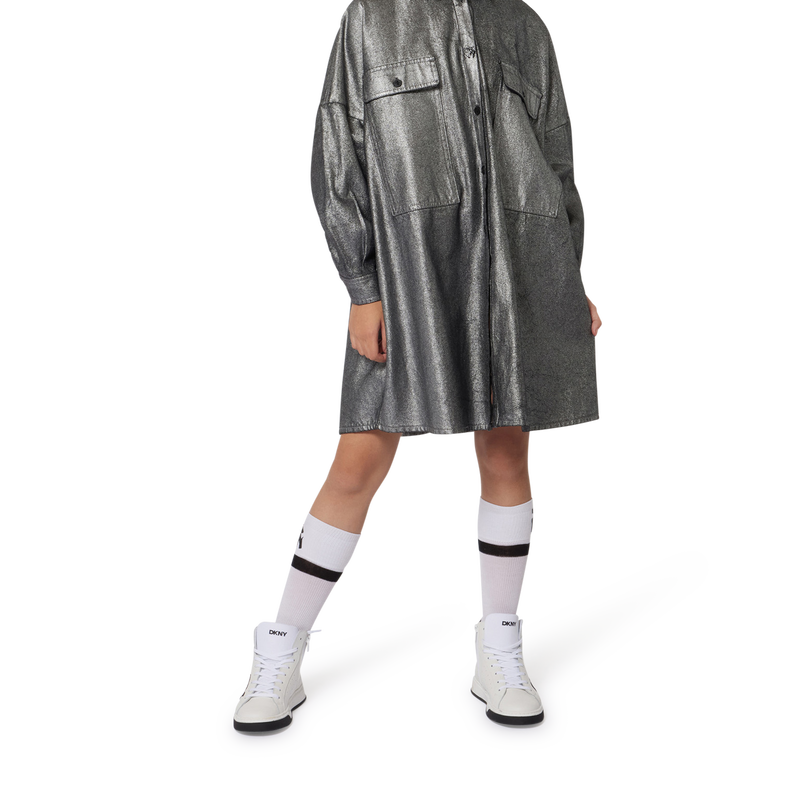 Gorro de malha com dobra DKNY 
                        GIRL