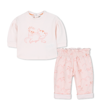 Conjunto de camiseta + calça KENZO KIDS GIRL