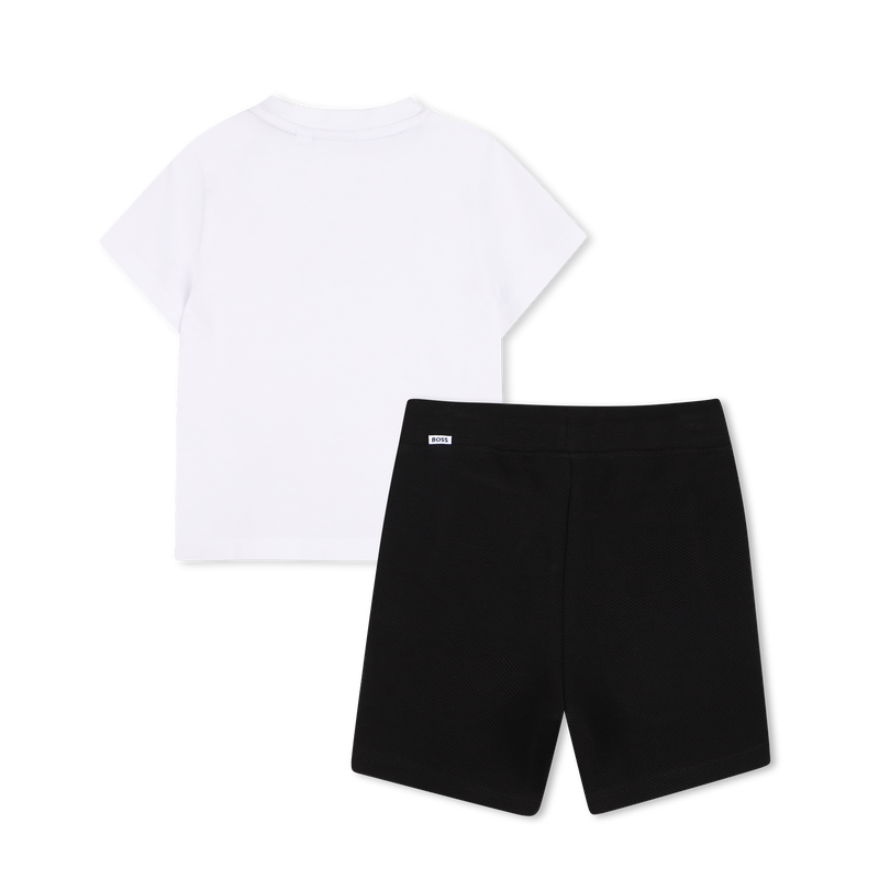 CONJUNTO DE T-SHIRTS E CAL&Ccedil;&Otilde;ES BERMUDAS BOSS 
                        BOY