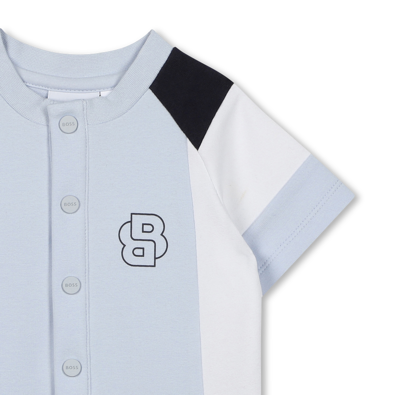 Macac&atilde;o curto tricolor BOSS 
                        BOY