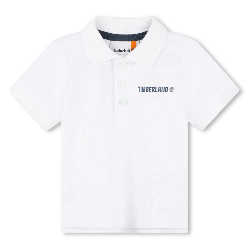 Polo em piqué de algodão TIMBERLAND 
                    BOY